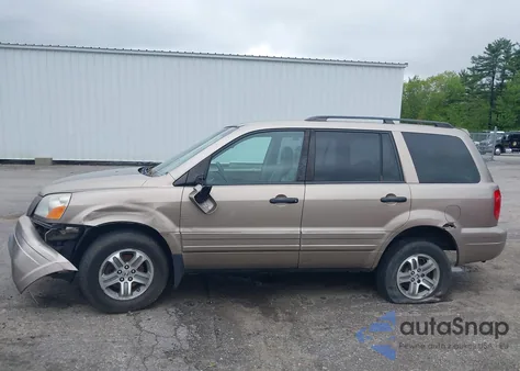 2004 Honda Pilot Ex-L from USA, damaged, VIN 2HKYF18684H541175